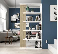 Alida Open Back Room Divider White And Oak Bookcase 0f2252a Shop allmodern for modern and contemporary bookshelf room dividers to match your style and budget.