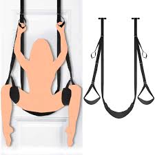 Ignite your passion with a deluxe fantasy door sex swing - intense pleasure await