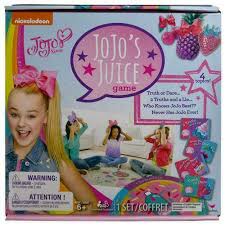 With the jojo siwa jojo?s juice game, jojo with the big bow?s fans get to answer questions to games that are featured on her youtube channel. Cardinal 6044217 Jojo Siwa Jojo S Juice Trivia Game Multicolor One Size For Sale Online Ebay