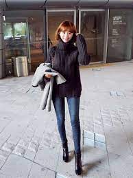 冬コーデの参考に 韓国のおしゃれ女子がシンプルかわいい naver まとめ fashion denim fashion womens fashion