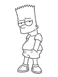 Bart Simpson Coloring Pages Desenhos Para Tatuagem Bart Simpson Tatuagens Aleatorias