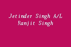 View their freelance projects and hire them to work on your job. Jetinder Singh A L Ranjit Singh Peguambela Dan Peguamcara In Jalan Ampang