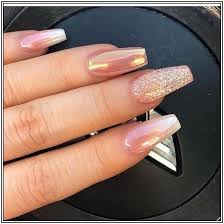 Professionally performed and august nail art pattern on nails can be done not only with the help of this design looks on the nails quite clearly and effectively, thus it is extremely simple to perform, and. Top 100 Acrylic Nail Designs Of August 2019 Page 49 Armaweb07 Com Gold Nail Designs Rose Gold Nails Design Rose Gold Nails