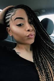 Take your cornrows to goddess heights with versatile lemonade braids. 34 Amazing Lemonade Bob Box Braids Styles To Copy In 2020