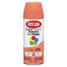 Krylon Colormaster Matte Paint Primer In Sunrise 12 Oz Michaels Krylon Matte Spray Paint Paint Primer