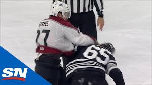 His condition was not updated by golden knights' coach pete deboer on monday. Andrew Shaw Fights Ryan Graves After Small Collision Youtube