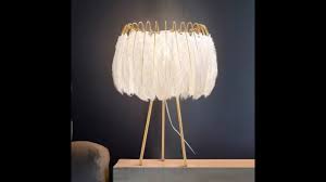 Feather Table Lamp Best Bedside Table Lamp Online Store Belecome L In 2020 Table Lamp Table Lamps Online Bedside Table Lamps
