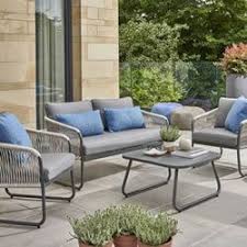 Kettler Kingston Lounge Sofa Set In Cream And Grey 731 25 Garden4less Uk Shop In 2021 Metal Garden Furniture Garden Sofa Set Kettler Garden Furniture