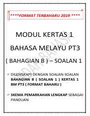 Flip html5 is a interactive html5 digital publishing platform that makes it easy to create interactive digital publications, including magazines, catalogs, newspapers, books, and more online. Modul Bahagian B 1 Bm Pt3 Pdf Format Terbaharu 2019 Modul Kertas 1 Bahasa Melayu Pt3 Bahagian B U2013 Soalan 1 Dilengkapi Dengan Soalan Soalan Course Hero