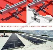 Trapezoidal metal roof with clamps, SPC-RF-CK02-HR