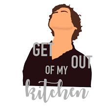 Get Out Of My Kitchen Harry Styles Sticker Unique Items Products Things To Buy Getting Out