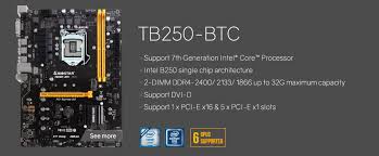 There are various motherboards with different kinds of gpu capacity. Intel Amd Crypto Mining Platform Mining Motherboard Line Up Biostar