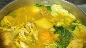 This weekend's recipe is native to haiti and is a famous mildly spicy soup. Countertop View Of Haitian Soup Joumou Just Cook