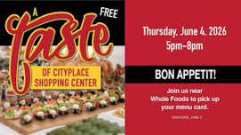 A Taste of CityPlace Shopping Center