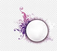 Gaming logos, blogger logos, wedding logos, consulting logos Circle Pattern Fashion Pattern Circular Border Pink Floral Border Border Purple Template Png Pngwing