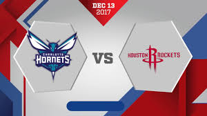 See the live scores and odds from the nba game between hornets and rockets at toyota center on february 5, 2020. Charlotte Hornets Vs Houston Rockets December 13 2017 Youtube