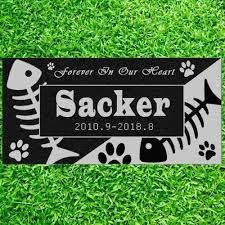Below is a list of headstone inscriptions and memorial quotes. Personalized Memorial Stone Plaque For Cats Durable Water Proof Pet Headstone Garden Grave Marker Fish