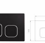 New Type AC-G Plastic Dual Flush Button Modern Design Glossy ...