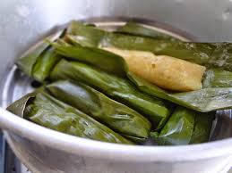 1/2 biji labu manis (direbus) 2 cawan tepung gandum 1/4 cawan gula (adjust ikut manis yang anda suka) 1/2 sudu teh garam halus 1/2 biji kelapa parut yang putih sahaja (gaul dan perasakan dengan garam) daun pisang secukupnya (dilayur) Resepi Lepat Pisang Favourite Resepi Viral Terbaik Facebook