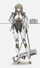 artstation a practise chunhui chang sci fi anime anime female character design
