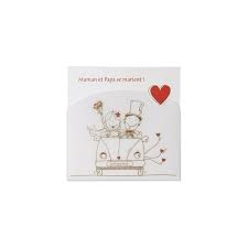 7/ idées de textes papa maman je vous aime. Faire Part Mariage Pochette Calque Papa Maman Se Marient Amalgame Imprimeur Graveur