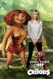 Eep crood is the main protagonist of the croods and the croods: Exclusive Watch The New Featurette For Animated Movie The Croods Starring Emma Stone Emma Stone Animated Movies The Croods Movie