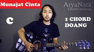 Chord Gampang Munajat Cinta The Rock By Arya Nara Tutorial Gitar Untuk Pemula Youtube