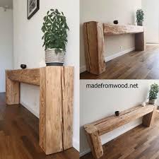 Reclaimed Beam Console Table Old Beams Rustic Country Style Etsy In 2020 Reclaimed Wood Console Table Side Table Wood Rustic Console Tables