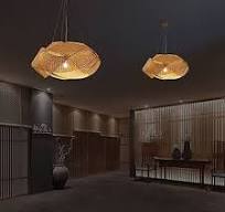 Amazon.com: CSSYKV Engineering Bamboo Pendant Light Creative ...