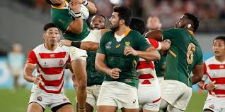 Le pays hôte, surprise du premier tour, a dévoilé un xv de départ type pour le premier quart de son histoire. Coupe Du Monde De Rugby L Afrique Du Sud Bat Le Japon Et Rejoint Le Pays