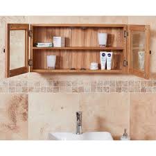 Glass door for bathroom not transparent. Mobel Oak Bathroom Double Glass Door Cabinet Duck Barn Interiors