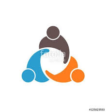 Happy Family Community Vector Design Business Communication Concept Design Group Icon Illustration People Vector Design People Logo Teamwork Logo