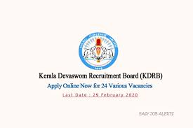 Candidates searching for career related notifications can visit our website keralagovtjobs.in. Kerala Devaswom Recruitment Board Kdrb Recruitment 2020 Apply Online Now For 24 Various Vacancies