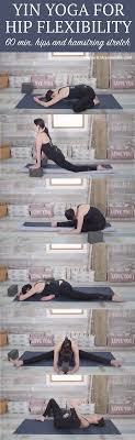 Easy Yoga Workout Yin Yoga Sequence For Hips And Hamstrings Free 60 Minute Youtube Video Get Your Sexiest Bod Yin Yoga Sequence Easy Yoga Workouts Yin Yoga