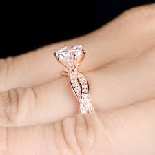 Large Rose Gold Engagement Ring Engagement Rings Wiki Rose Gold Engagement Ring Gold Engagement Rings Engagement Rings