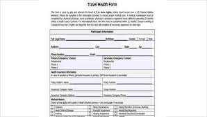 The spain travel health form is a digital document that comes with a qr code. Free 9 Sample Travel Health Forms In Pdf Ms Word