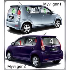 Kmudian ke jpj… klau motor trus ke jpj. Tinted Magic Myvi Siap Potong Shopee Malaysia