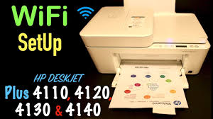 استخدم اسم رقم طراز المنتج: Hp Deskjet Plus 4110 4120 4122 4130 4140 Printer Wifi Setup Youtube