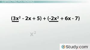 Doc (46.5 kb) this is a worksheet that has students add and subtract polynomials and then. How To Add Subtract And Multiply Polynomials Video Lesson Transcript Study Com