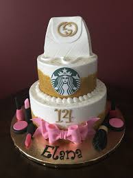 20th Birthday Cake Ideas For Guys Gucci Starbucks Makeup Golden Birthday Cake 20 Birthday Cake Golden Birthday Cakes Starbucks Birthday