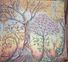 Coloured By Natalie Tame Enchanted Forest Coloring Enchanted Forest Coloring Book Johanna Basford Coloring Book
