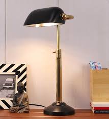 More than 2000 adjustable desk lamp at pleasant prices up to 28 usd fast and free worldwide shipping! Buy Handcrafted Banker S Adjustable Study Lamp With Black Pc Base By Decor De Maison Online Study Lamps Study Lamps Lamps And Lighting Pepperfry Product