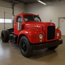 Image result for Mack Red 1950 Truck