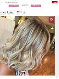 Shoulder Length Blonde Beach Waves Beach Wave Hair Shoulder Length Blonde Hair Waves