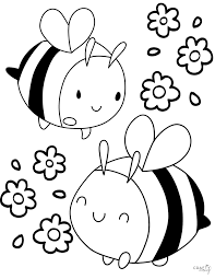 Bee Coloring Pages to Print - Crafty Morning