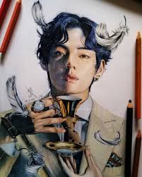 0 replies 8 retweets 8. Bts V Fanart By Sweetbl0d On Deviantart