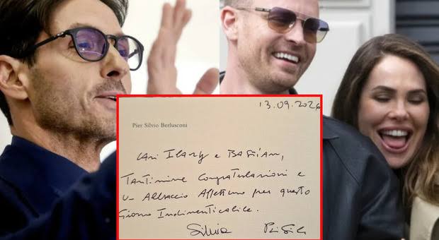 Matrimonio di Ilary Blasi, il pensiero di Pier Silvio Berlusconi (assente): rose gialle, ortensie e la dolce dedica