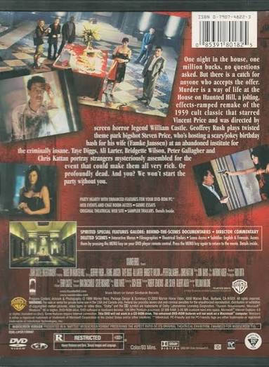 Amazon.com: House on Haunted Hill : Geoffrey Rush, Taye Diggs, William  Malone: Movies & TV