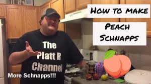 how to make peach schnapps you