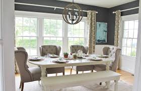 Farmhouse tables can add a lot of style and character to your dining room or to your kitchen. Modern Farmhouse Dining Room Curtains Magicskywalker